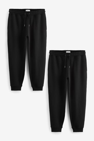 Slim fit black joggers mens store
