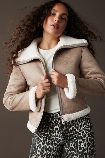 Teddy aviator jacket on sale