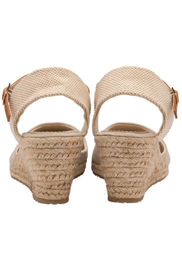 Ladies cream espadrilles shop