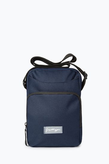 Blue cross body store bag