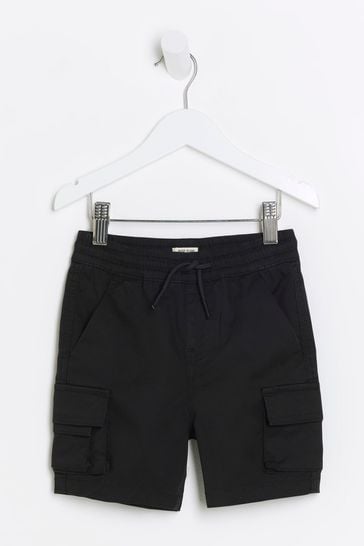 River Island Black Mini Boys Shorts