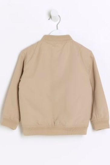 Buy River Island Natural Boys Smart Bomber Jacket from Next Bahrain