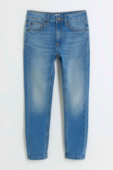 River Island Blue Skinny Fit Boys Jeans