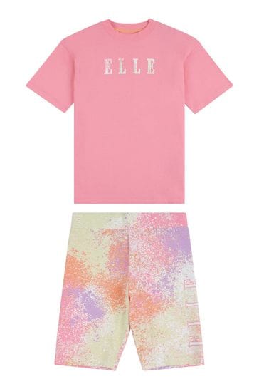 Elle Junior Girls T-Shirt & Cycling Short Set