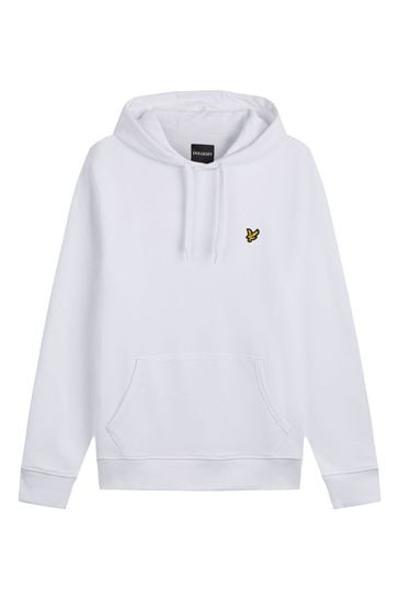 Lyle and scott white hoodie store