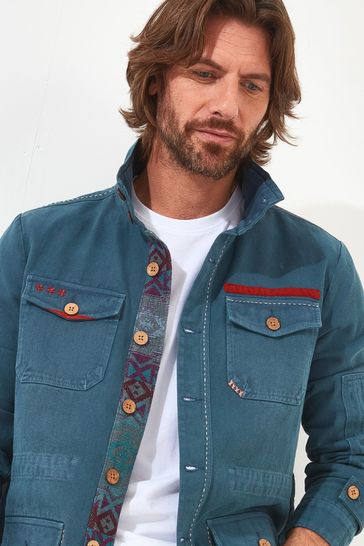 Joe Browns Blue Lightweight Utility Jacket
