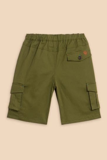 White Stuff Green Carter Cargo Shorts