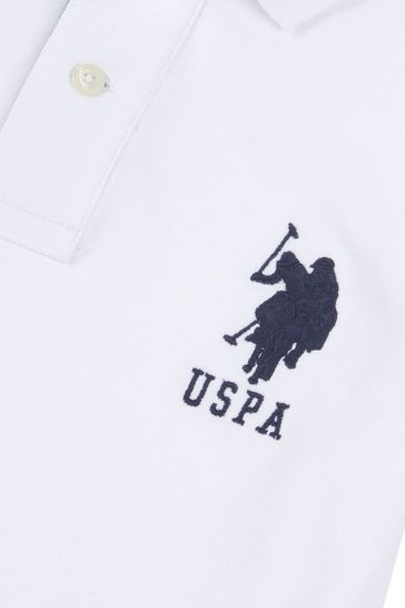 U.S. Polo Assn. Boys Player 3 Pique Polo Shirt