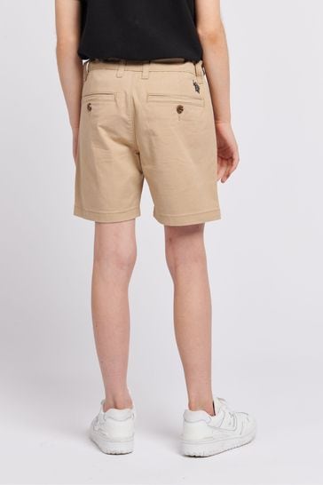 U.S. Polo Assn. Boys Cream Classic Chinos Shorts