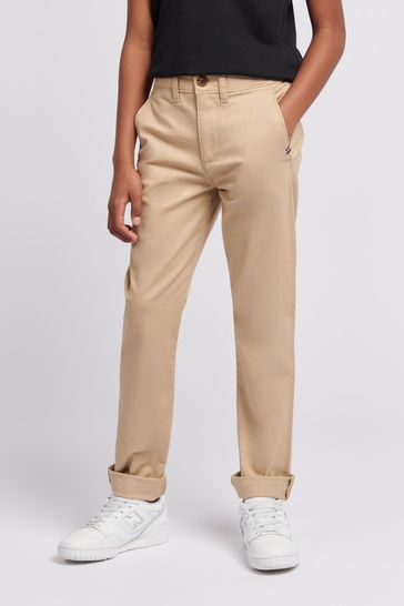 U.S. Polo Assn. Boys Classic Natural Chinos