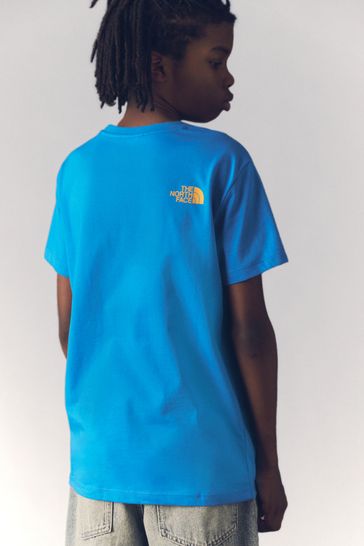 The north face shirt blauw new arrivals