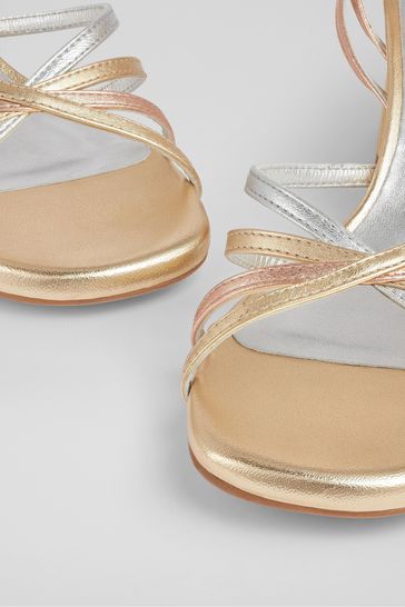 Buy LK Bennett Natural Starlet Strappy Sandals from Next Luxembourg