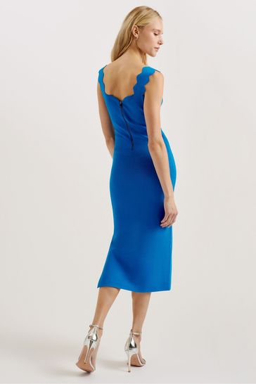 Ted baker hot sale blue bodycon dress