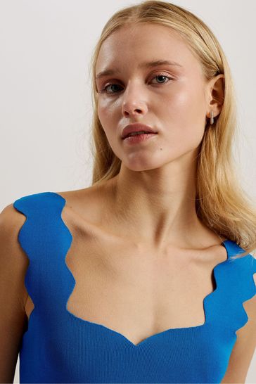 Ted baker blue bodycon dress online