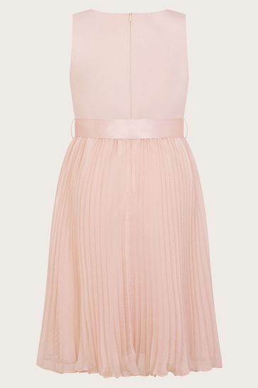 Buy Monsoon Sally Scuba Pleated Dress from Next Luxembourg