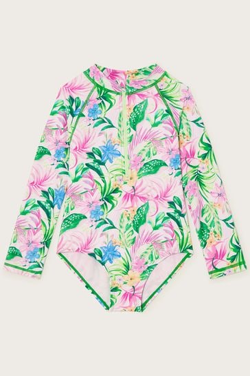Monsoon Multi Tropical Palm Print Swimsuit