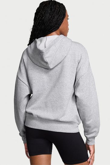 Victoria's secret pink grey hoodie on sale