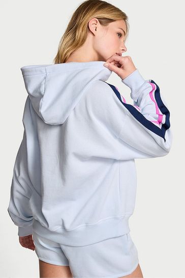 Buy Victoria s Secret PINK Hydrangea Blue Pullover Fleece Hoodie from Next Denmark