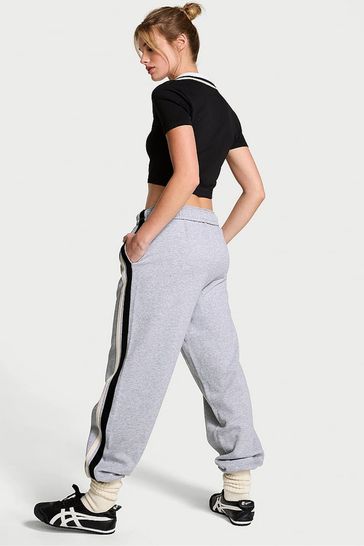 Buy Victoria s Secret PINK Medium Heather Grey Cuffed Fleece Joggers from Next Denmark