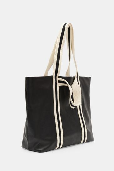 Buy Hush Black Oversized Marlon Leather Tote Bag from Next Luxembourg