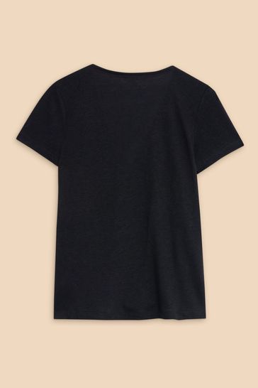 Buy White Stuff Black Lace Ellie T Shirt from Next Netherlands