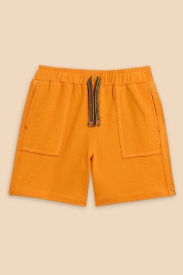 White Stuff Orange Jersey Shorts