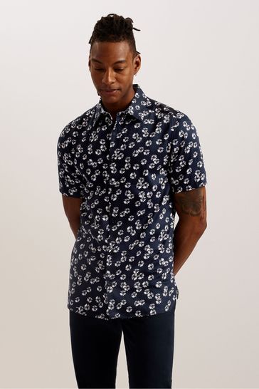 Ted Baker Cotton Floral Shirt