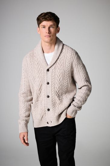 Next cable knit cardigan deals