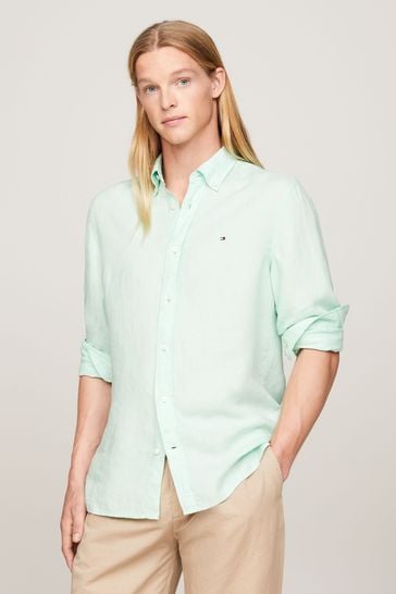 Tommy Hilfiger Linen Pigment Dyed Shirt