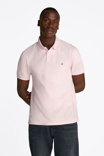Tommy hilfiger pink polo shirt cheap