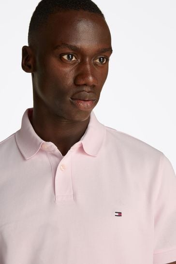 Tommy hilfiger pink polo shirt 2025