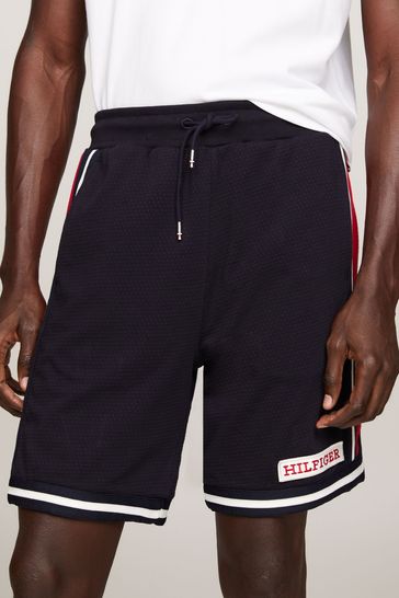 Buy Tommy Hilfiger Black Sport Monotype Sweat Shorts from Next USA