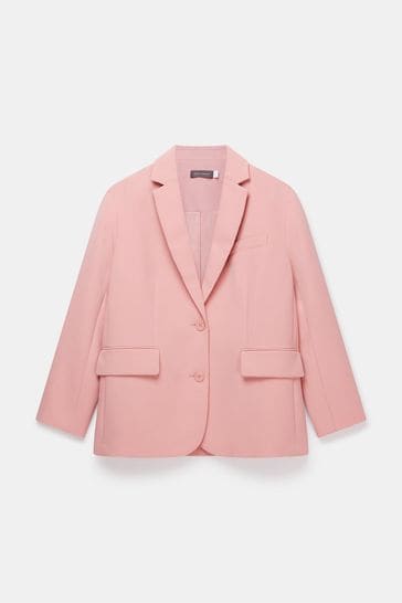 Mint Velvet Pink Oversized Blazer