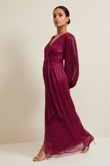 Maxi wrap dress petite clearance