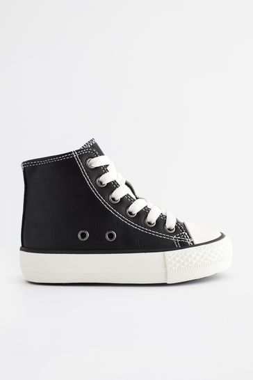 Chunky high top trainers shop
