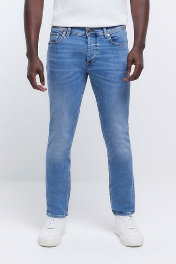 River Island Blue Denim Slim Jeans