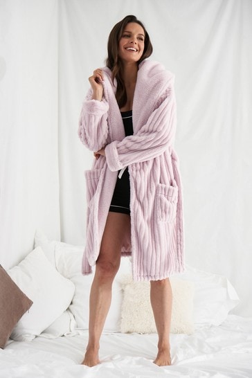 Pretty You London Pink Cloud Dressing Gown