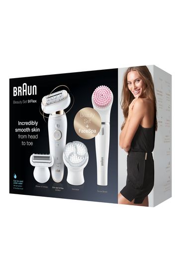 Buy Braun Silkpil 9 Flex 9100 Beauty Set Epilator, Flexible Head, Easier  Hair Removal from the Next UK online shop
