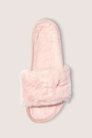 Faux fur slides victoria's secret best sale