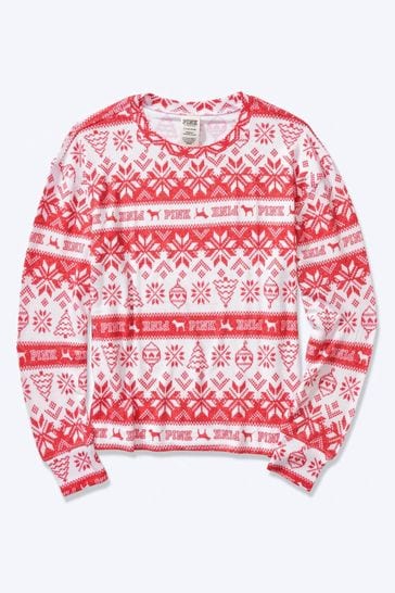 Victoria's secret clearance pink christmas sweater