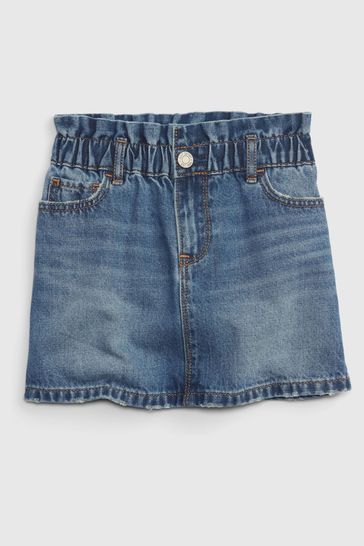 Blue jean deals skirt ruffle