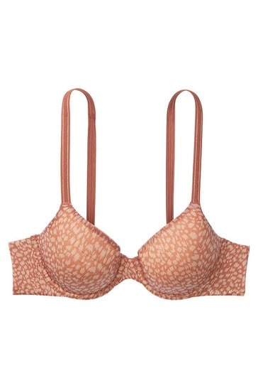 Buy Victoria's Secret Peach/Blush Animal Spots Lightly Lined Demi Angelight  Bra from Next Luxembourg