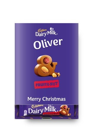 Personalised Cadbury Dairy Milk Fruit & Nut Favourites Box by Emagination