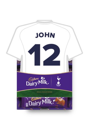 Personalised Tottenham Hotspur  Cadbury Dairy Milk Favourites Shirt Box by Emagination