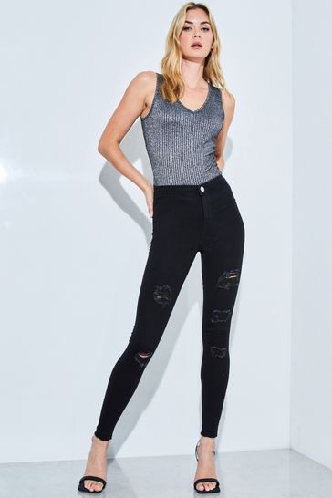 Lipsy deals selena jeans