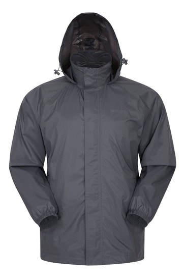 Mountain Warehouse Grey Pakka Mens Waterproof Jacket