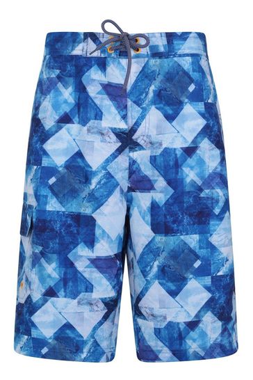 Mountain Warehouse Bright Blue Ocean Mens Boardshorts