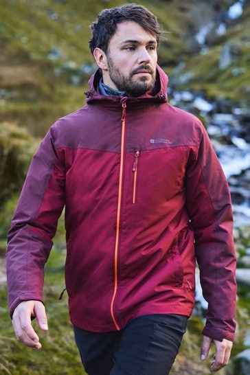 Mountain Warehouse Red Brisk Extreme Mens Waterproof Jacket