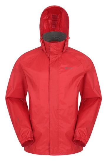 Mountain Warehouse Red Pakka Mens Waterproof Jacket