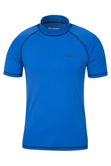 Mountain Warehouse Blue Mens UV Rash Vest